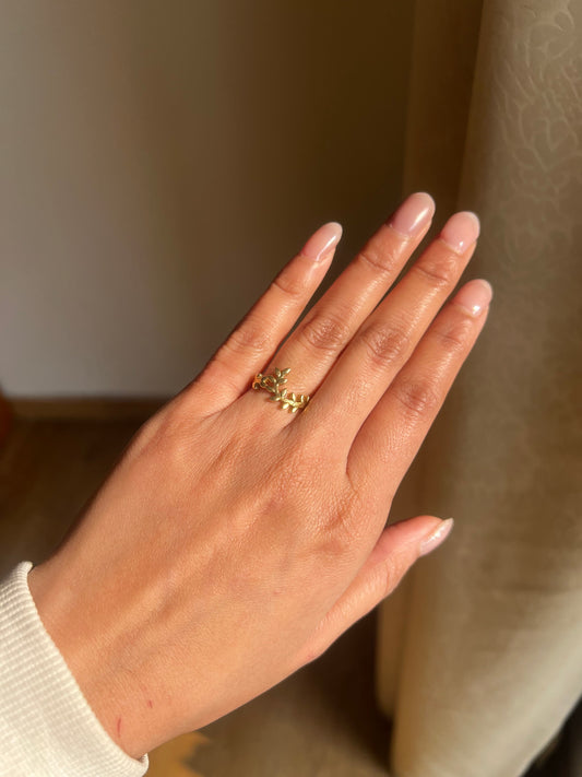 Naarya Jewels Nature’s Charm Ring Set