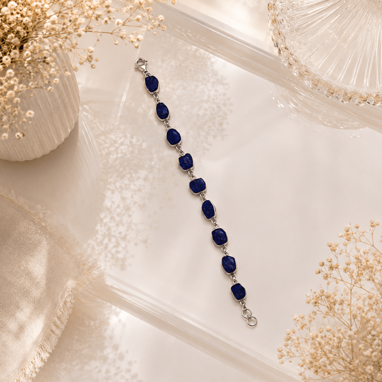 Naarya Jewels Lapis Lazuli -The Stone of Truth Bracelet