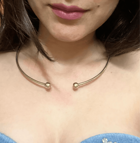 Naarya Jewels Minimal Radiance Choker necklace (Anti Tarnish)