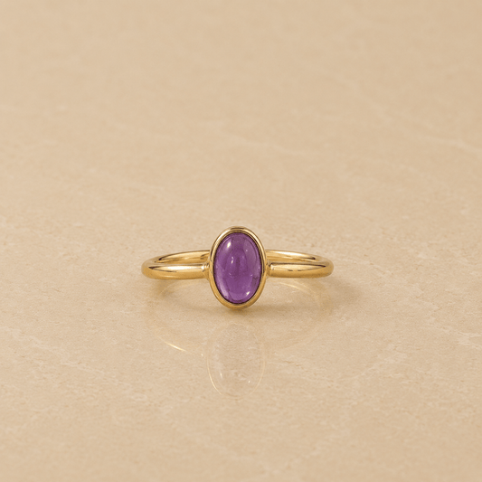 Naarya Jewels Amethyst / 12 Oval natural gemstone
