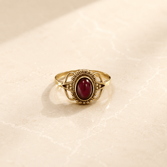 Naarya Jewels Crimson Empress Ring