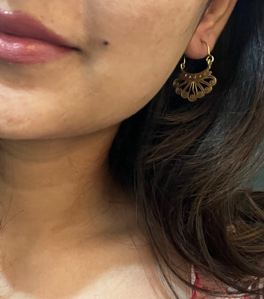 Naarya Jewels Rectangular Chain bracelet & Navya regal Earring Combo