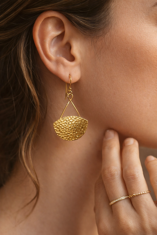 Horizon Statement Earrings (Anti Tarnish)