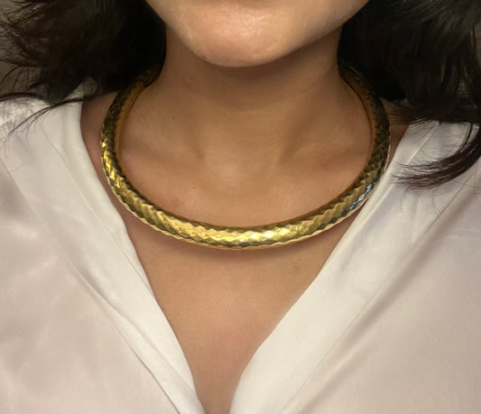 Serpentine Gold Armor Choker