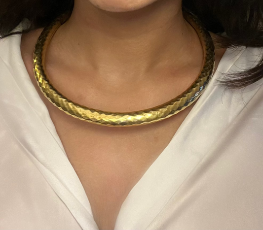 Serpentine Gold Armor Choker