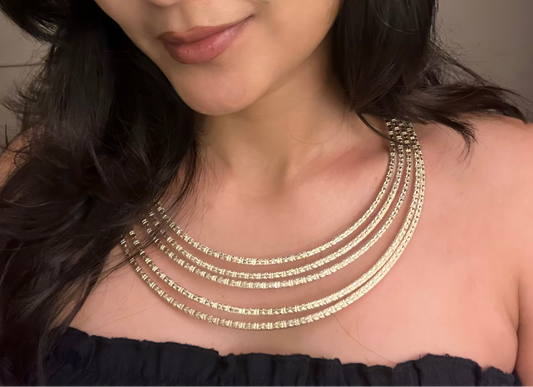 Statement multi-strand Necklace