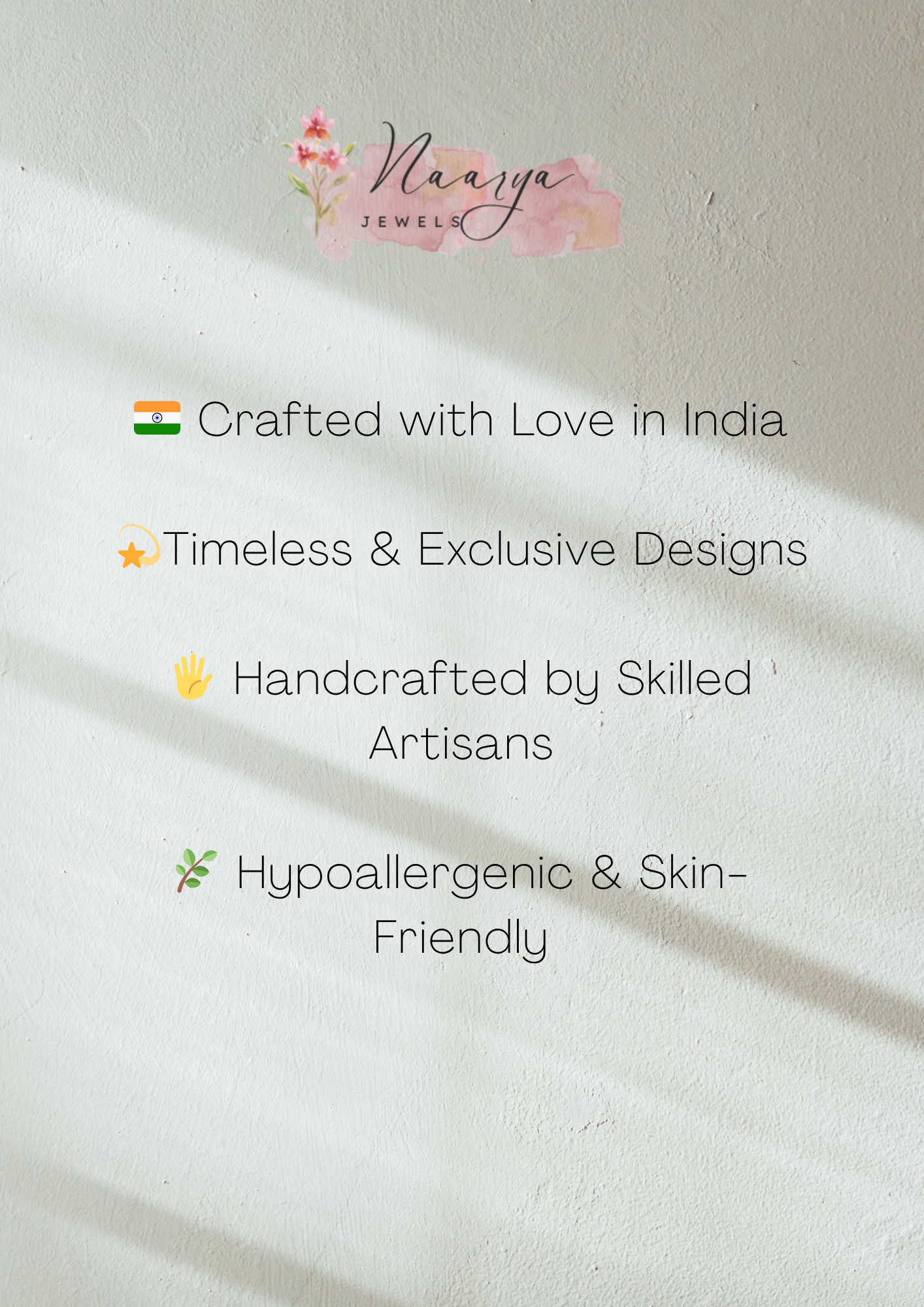 Golden Petal Frame Earrings (Anti Tarnish)