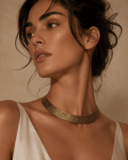 Naarya Jewels Golden Legacy Statement Necklace
