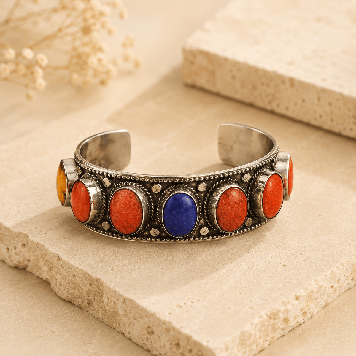 Naarya Jewels Bracelet Neelambari Desert Tribe Statement Cuff