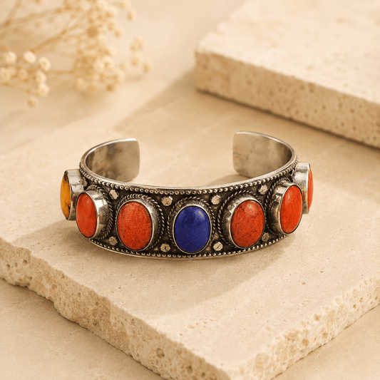 Naarya Jewels Bracelet Neelambari Desert Tribe Statement Cuff