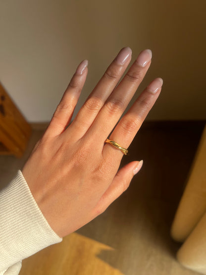 Infinity Knot Band Ring