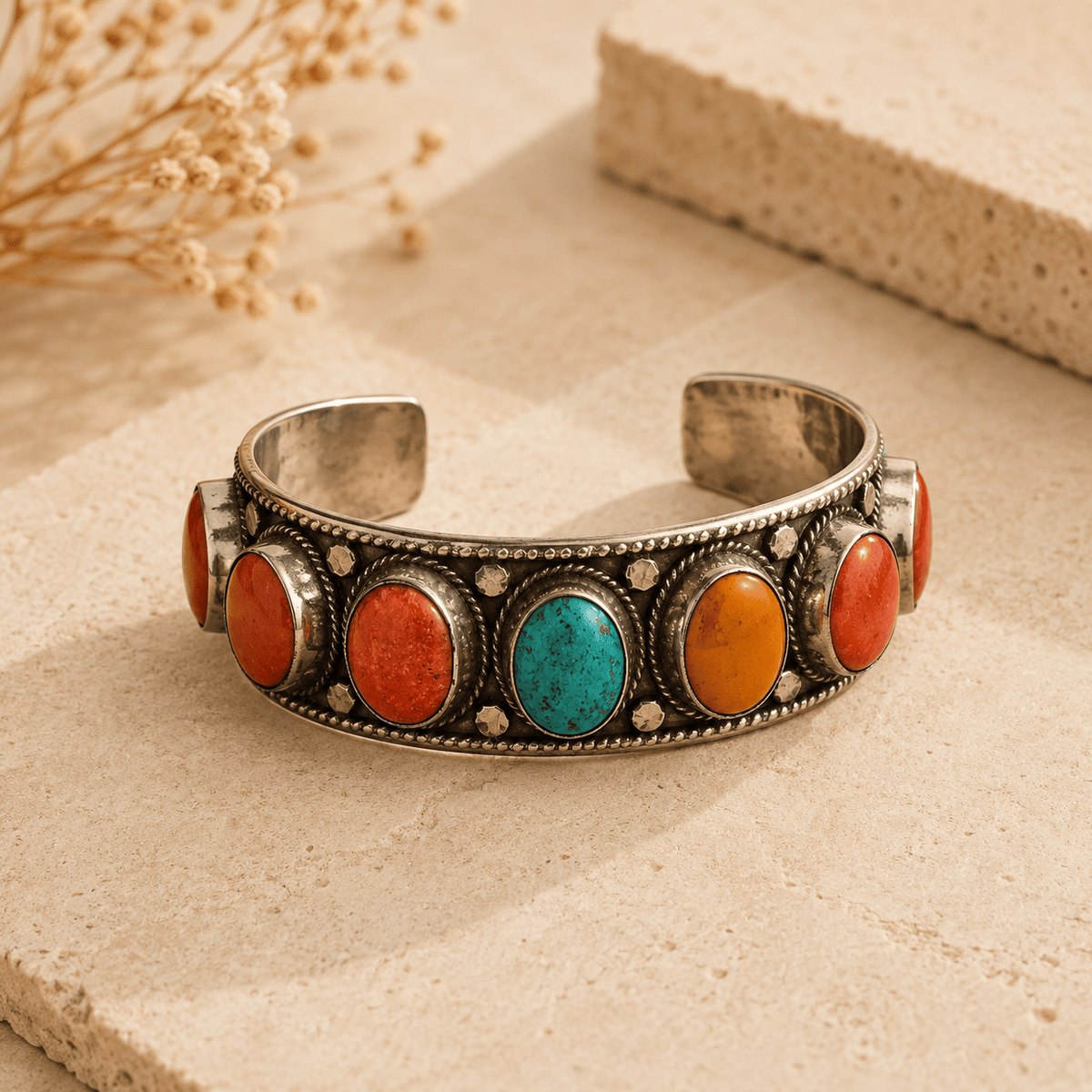 Naarya Jewels Bracelet Trinetra Desert Tribe Statement Cuff