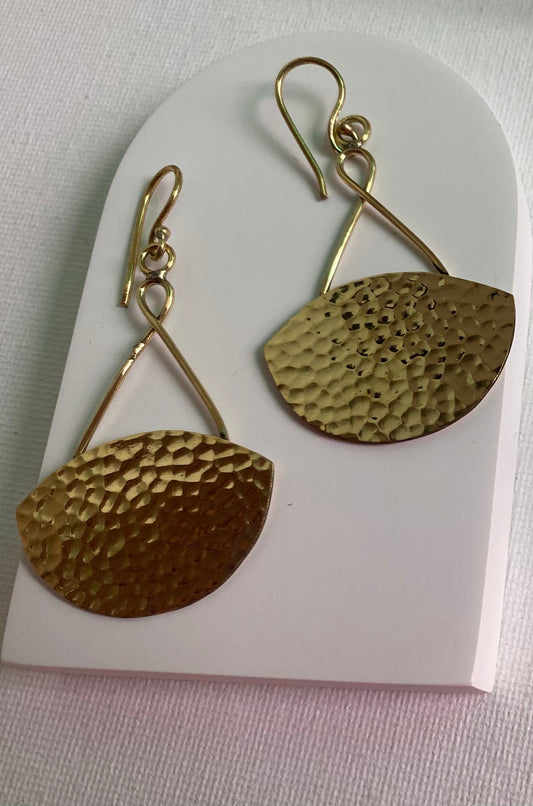 Golden Horizon Statement Earrings