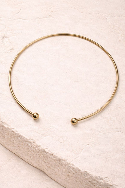 Minimal Radiance Choker Necklace
