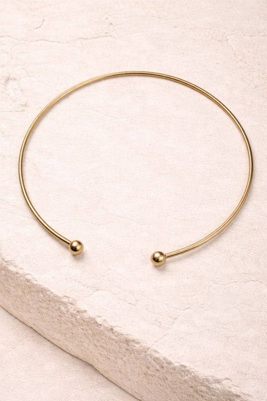 Minimal Radiance Choker Necklace