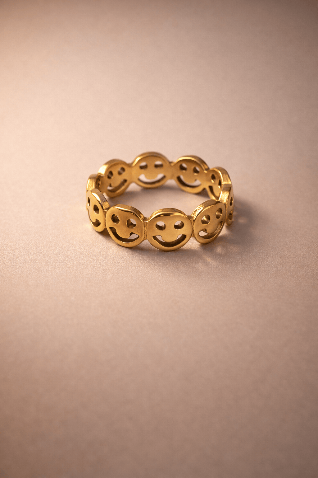Naarya Jewels Smiley Band Ring (Anti Tarnish)