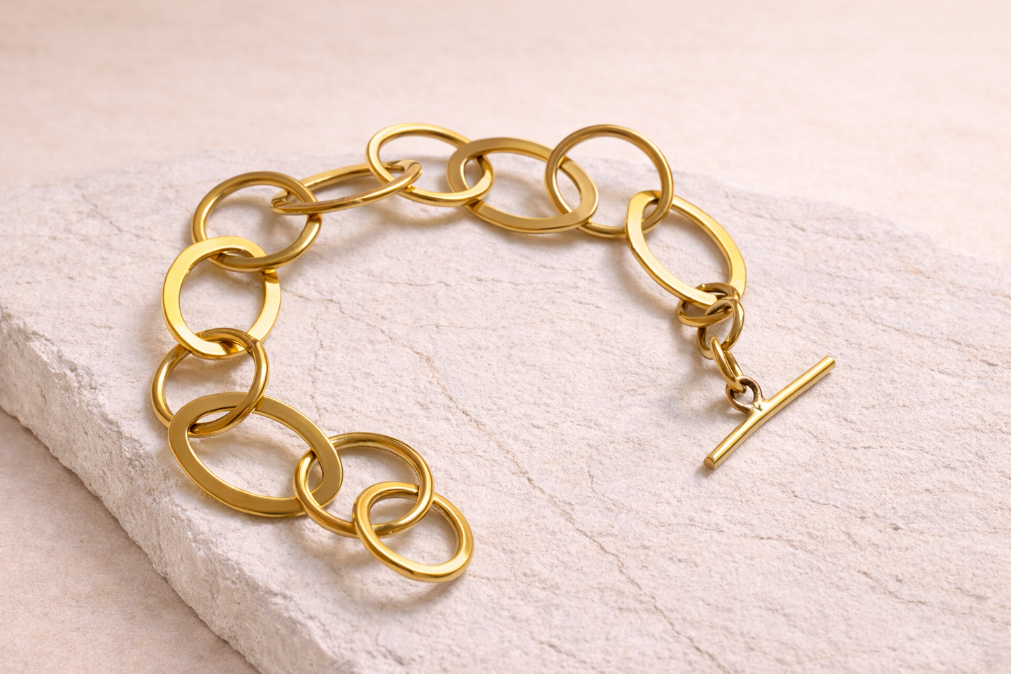 Elira Chain Bracelet |Anti-Tarnish | Lightweight | Everyday Statement