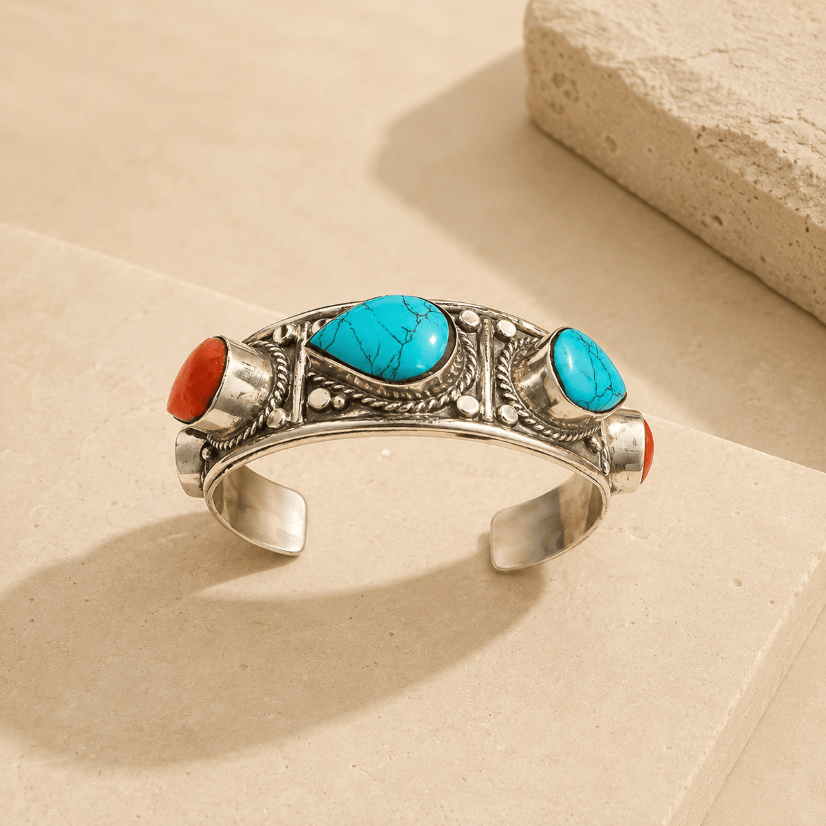 Naarya Jewels Bracelet Ambari Desert Tribe Statement Cuff