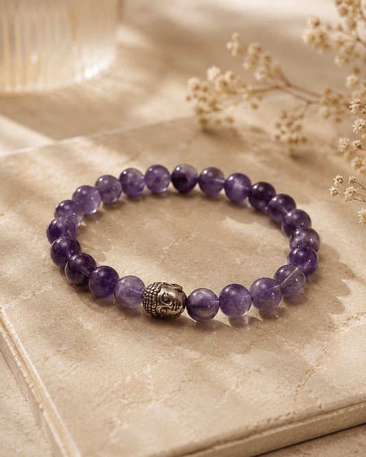 Naarya Jewels Amethyst Tranquil Amethyst / Pyrite  Bracelet