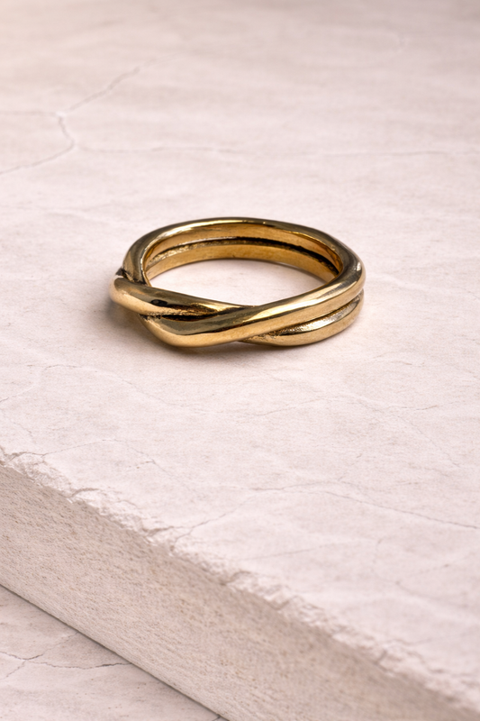 Infinity Knot Band Ring