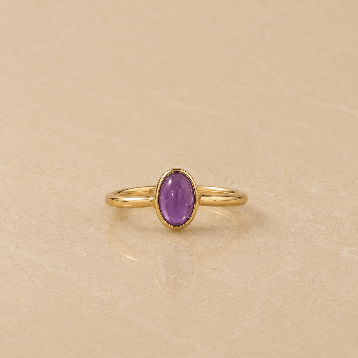 Naarya Jewels Amethyst / 12 Oval natural gemstone