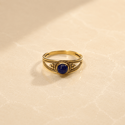 Naarya Jewels Lapis Signet Ring