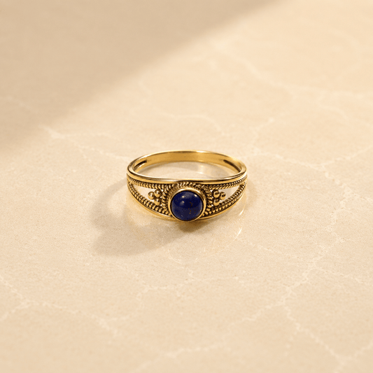 Naarya Jewels Lapis Signet Ring