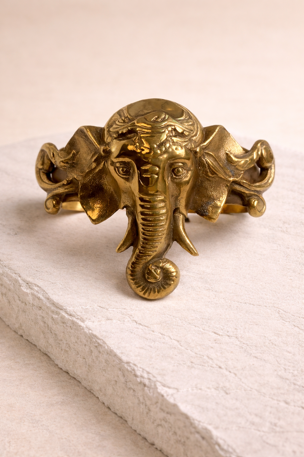 Divine Ganesha Cuff (Anti Tarnish)