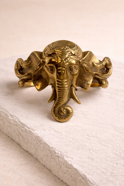 Divine Ganesha Cuff (Anti Tarnish)