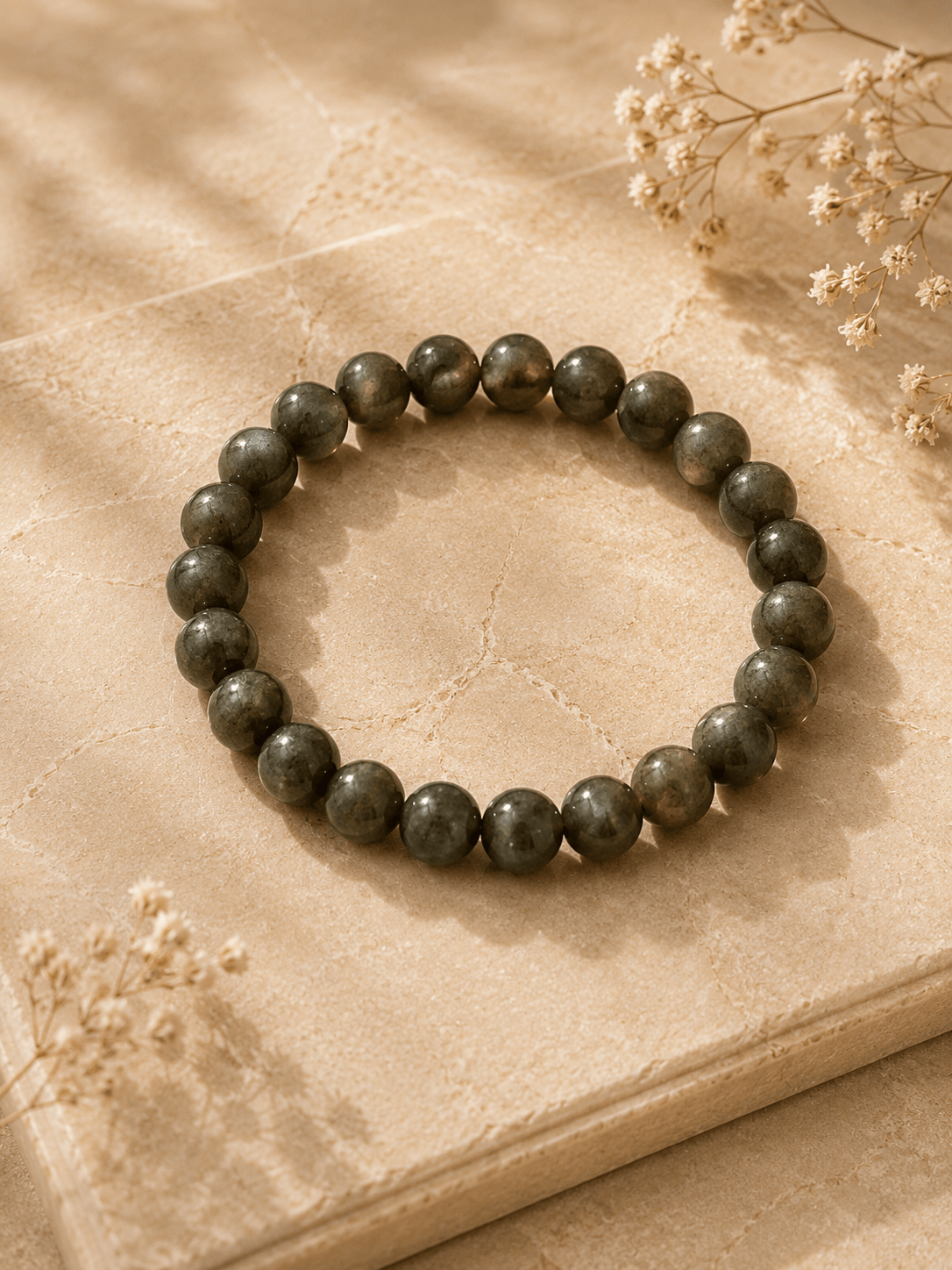 Naarya Jewels Pyrite Tranquil Amethyst / Pyrite  Bracelet