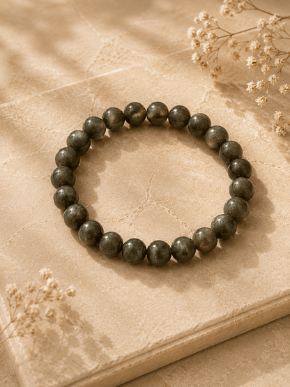 Naarya Jewels Pyrite Tranquil Amethyst / Pyrite  Bracelet