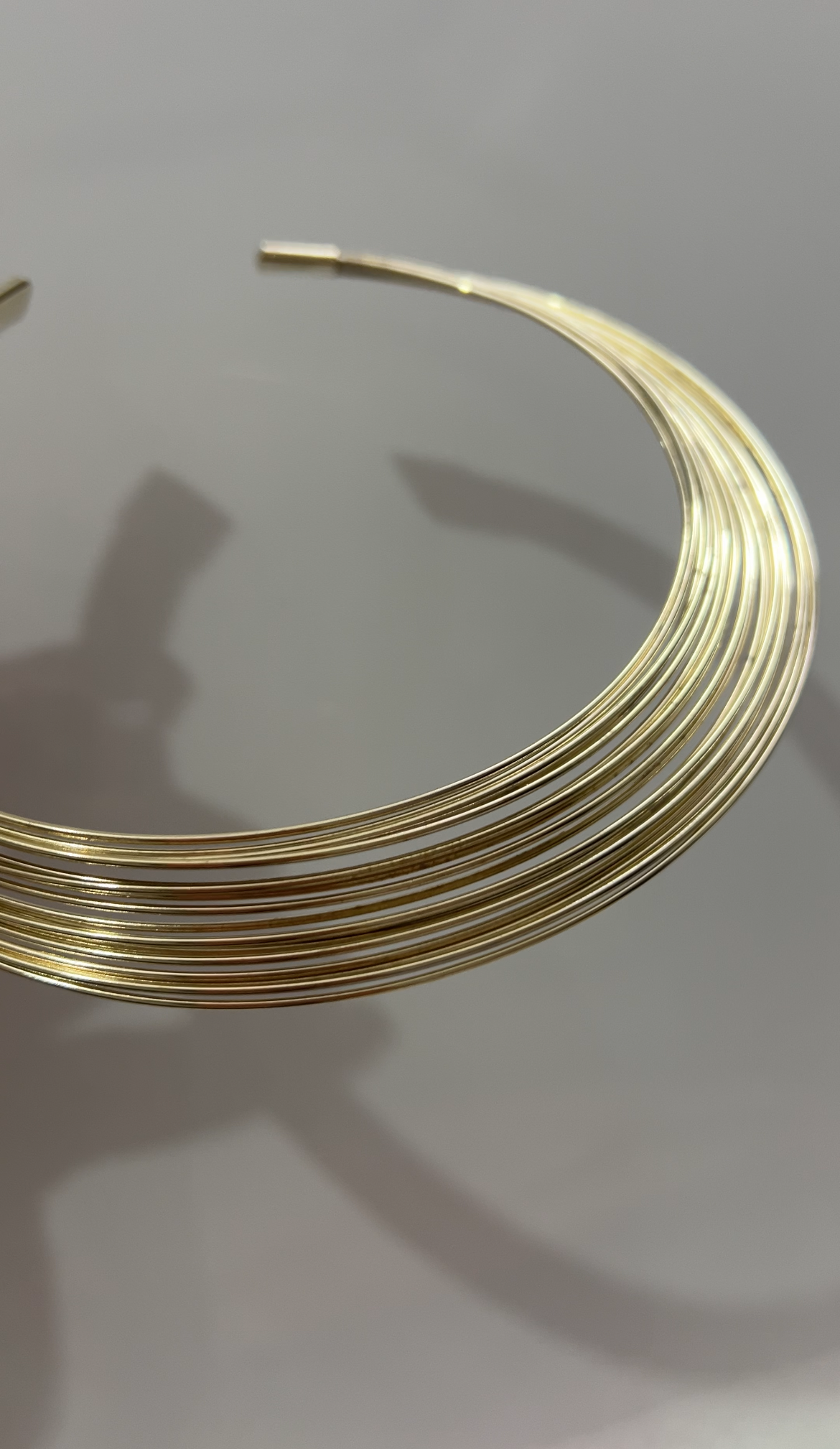 Multi-Wire Strand Collar Necklace (Anti Tarnish)