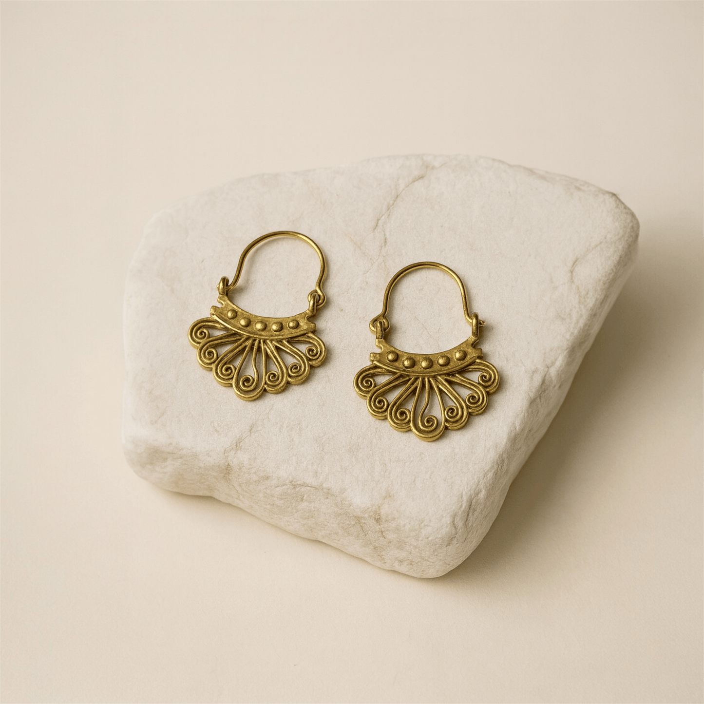 Naarya Jewels Navya Regal Swirl Earrings