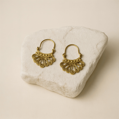 Naarya Jewels Navya Regal Swirl Earrings