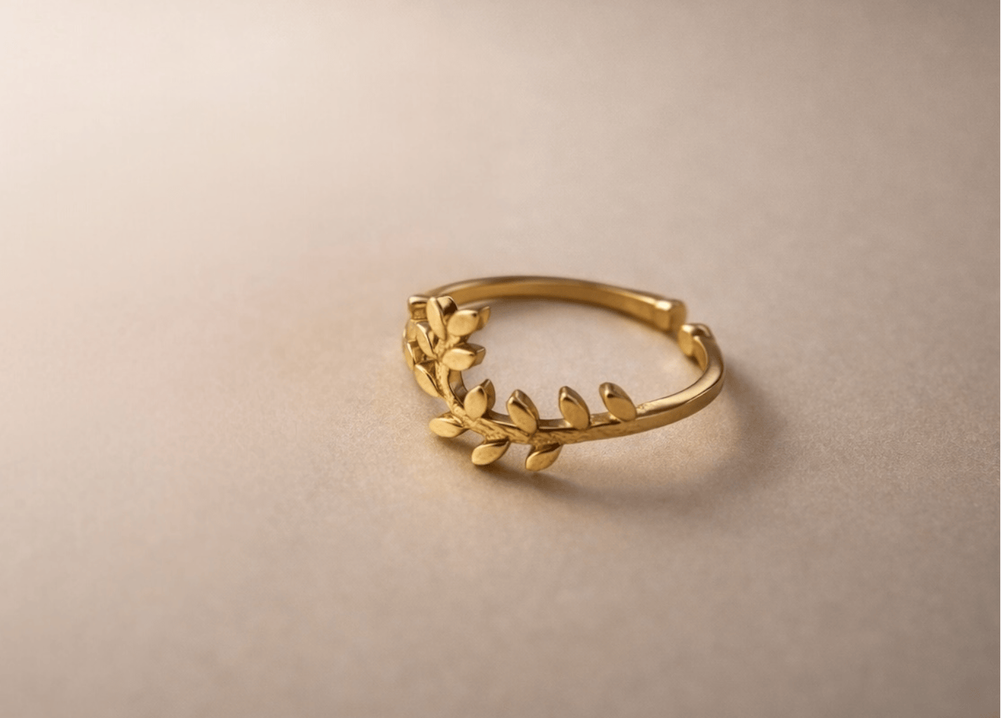 Naarya Jewels Botanic Elegance Ring ( Anti Tarnish)