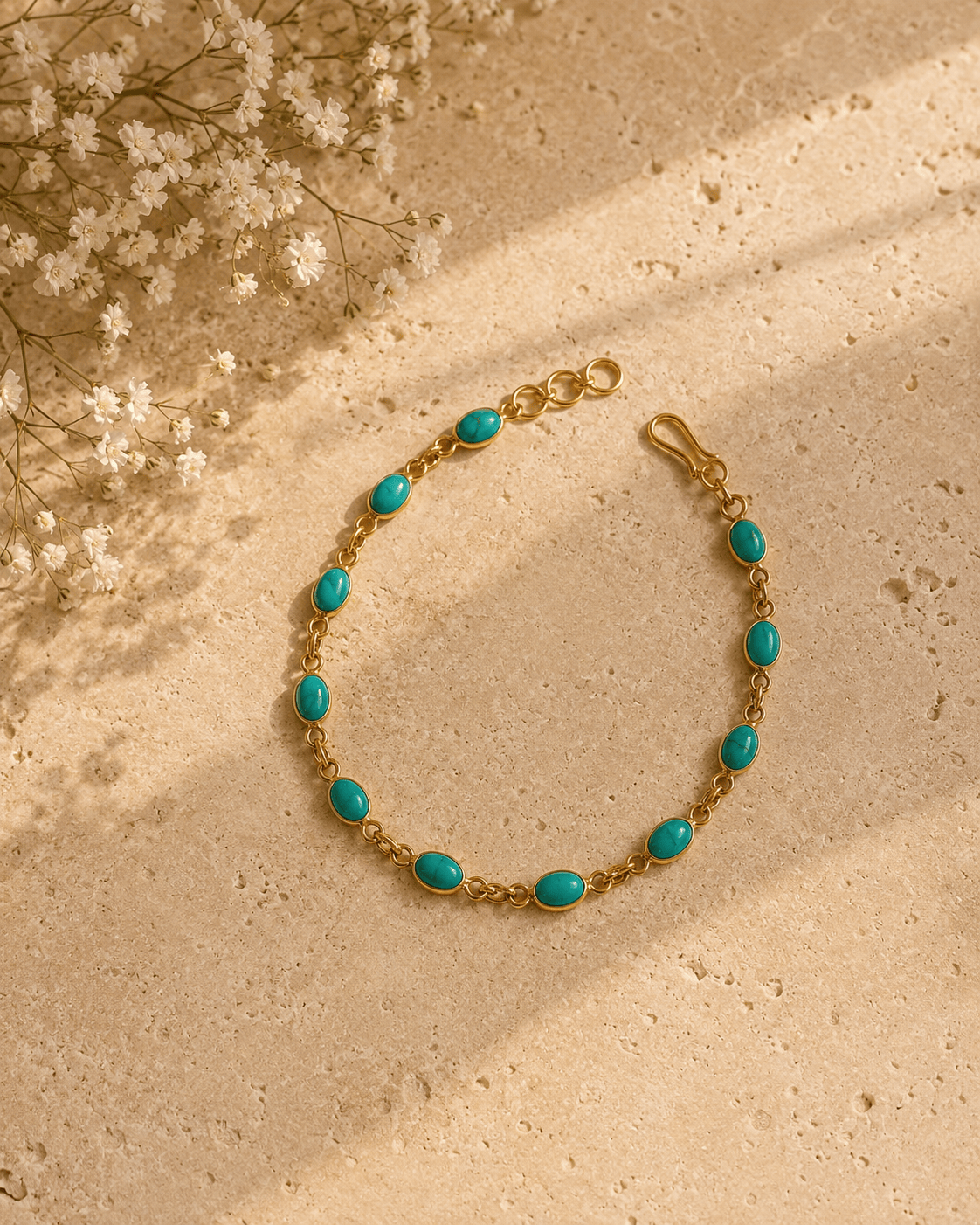 Aegean Turquoise gemstone Bracelet