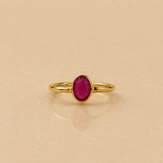 Naarya Jewels Ruby / 12 Oval natural gemstone