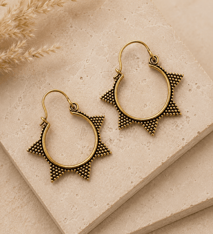 Naarya Jewels Solara Hoops