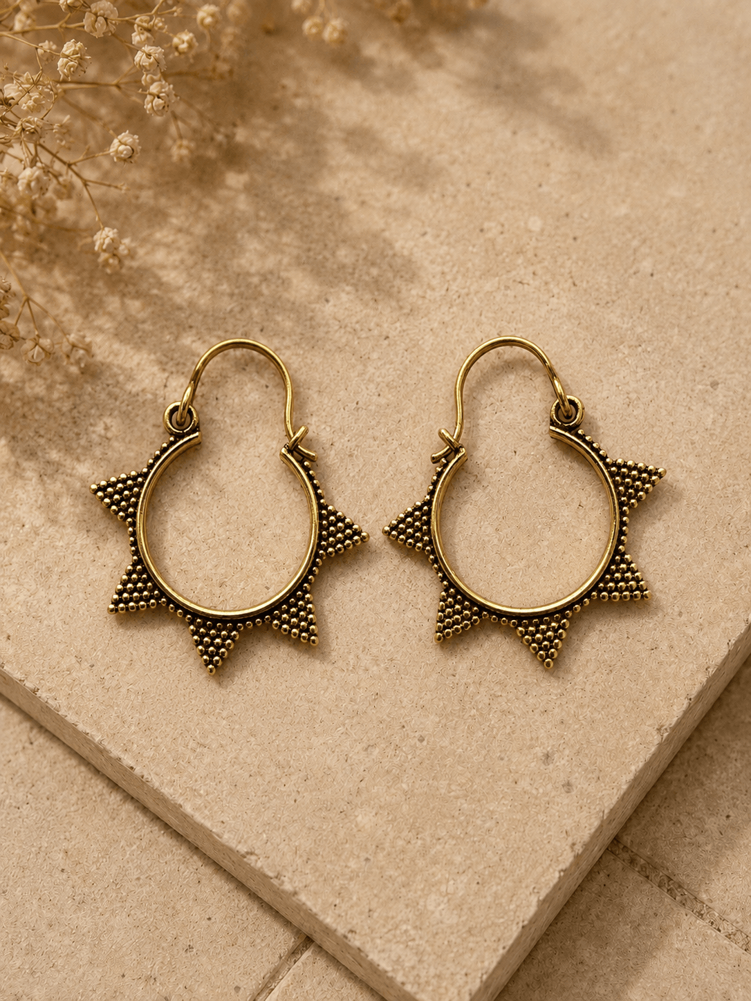 Naarya Jewels Solara Hoop earrings