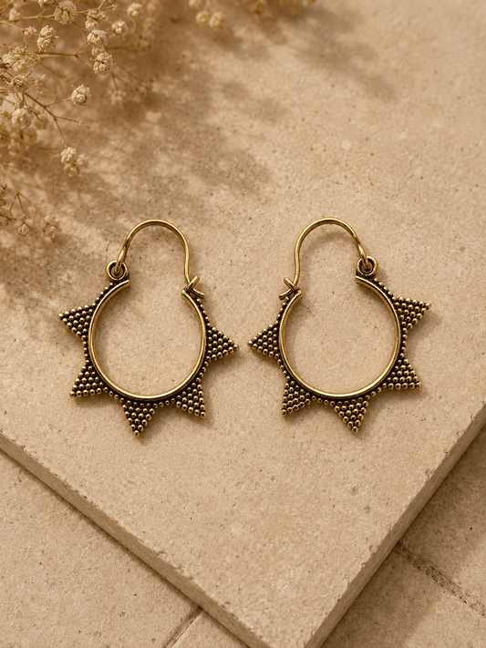 Naarya Jewels Solara Hoop earrings