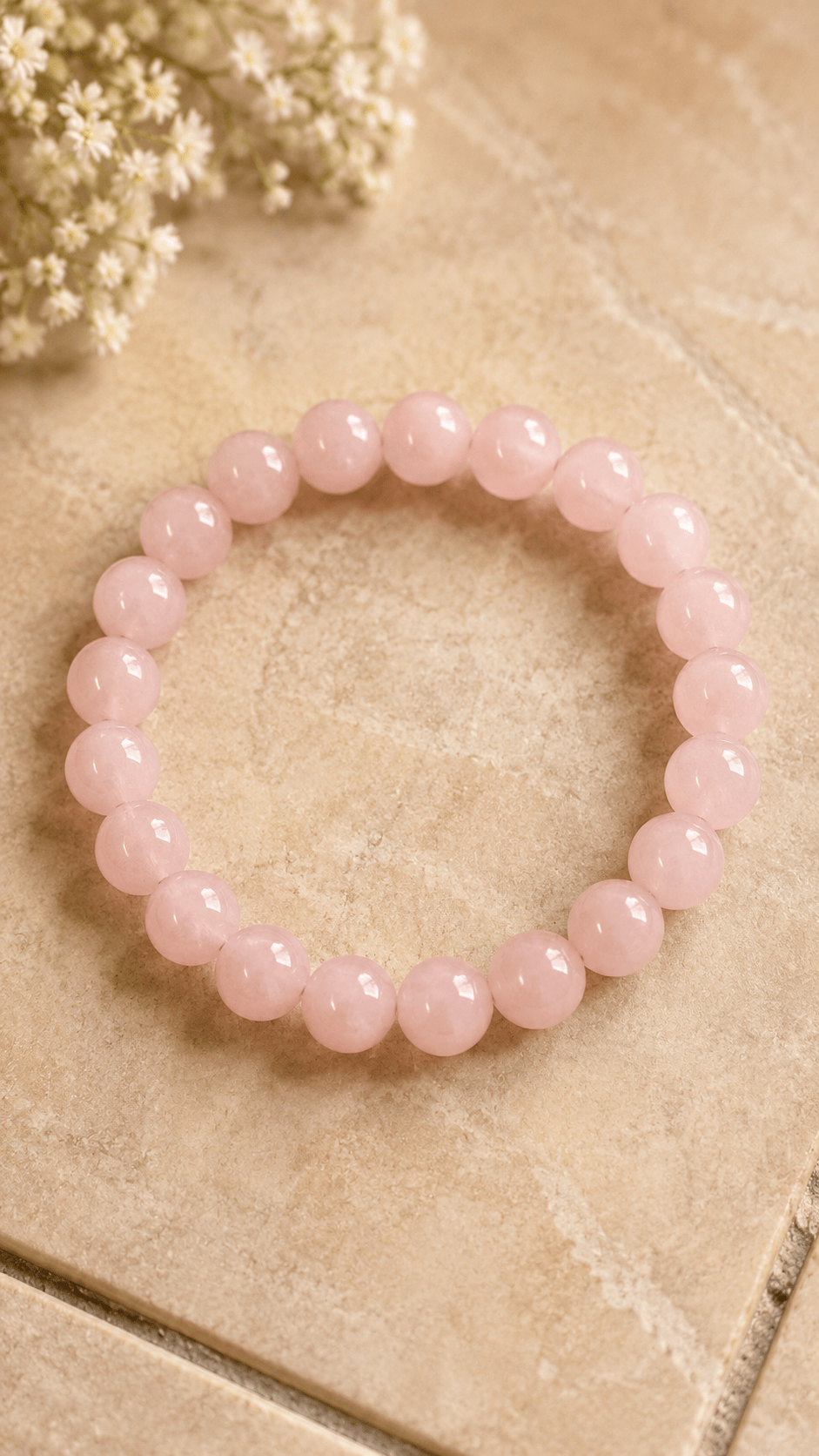 Naarya Jewels Rose quartz Golden Hematite Rose quartz Bracelet