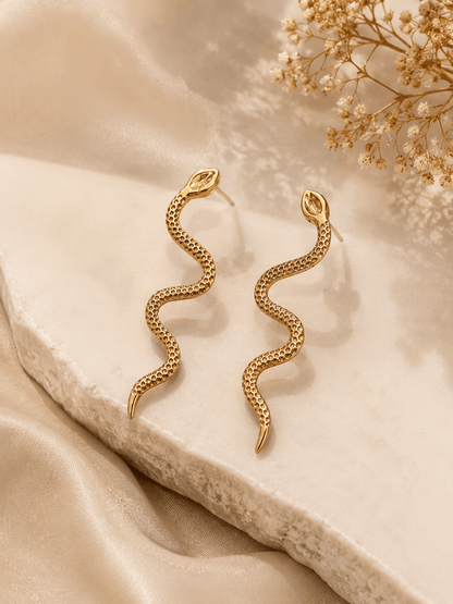 Naarya Jewels Charming Cobra Earrings
