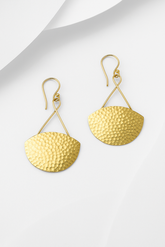 Golden Horizon Statement Earrings