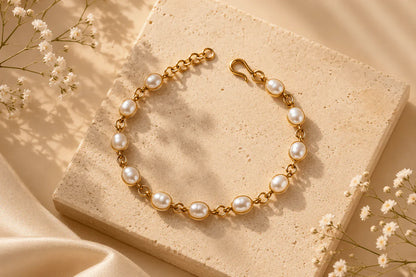 Naarya Jewels Aegean gold gemstone Bracelet