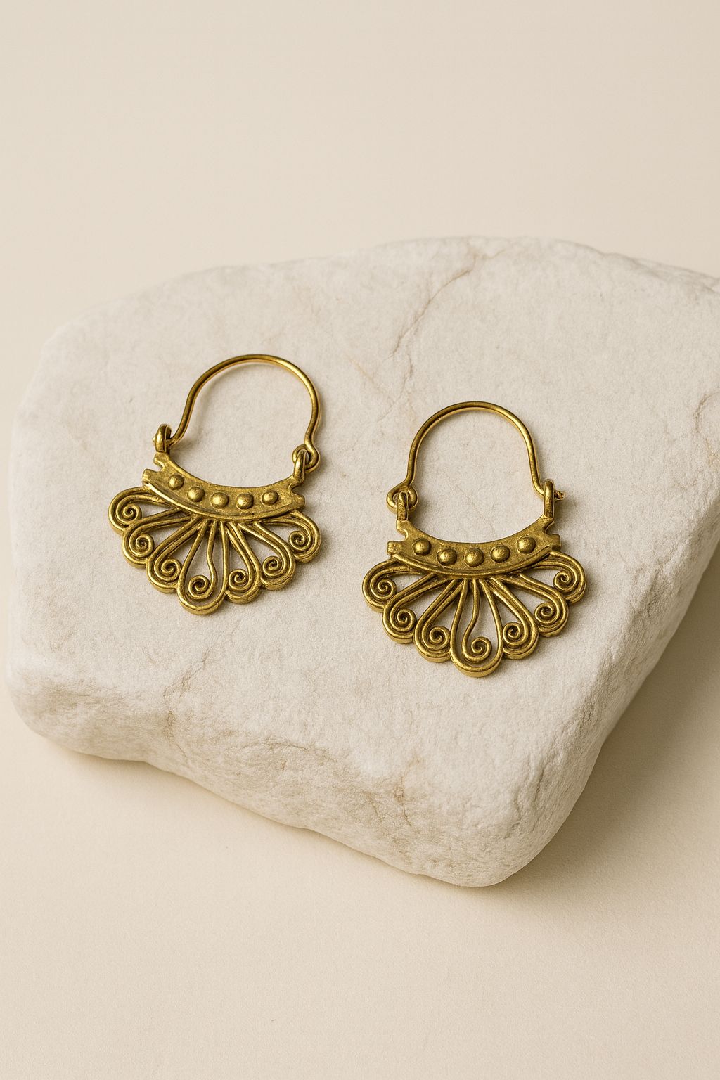 Naavya Regal Swirl Earrings