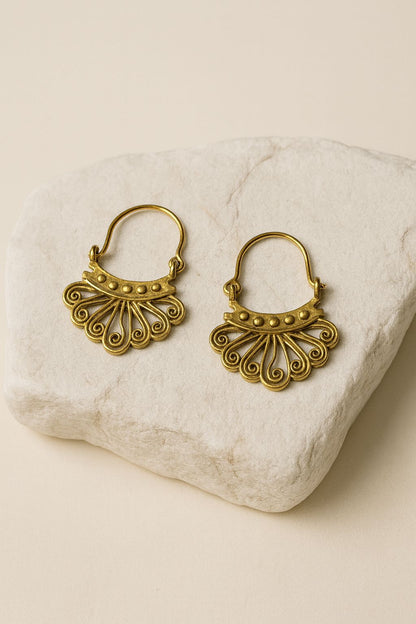 Naavya Regal Swirl Earrings