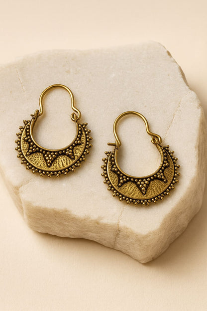 Half Moon Tribal hoops