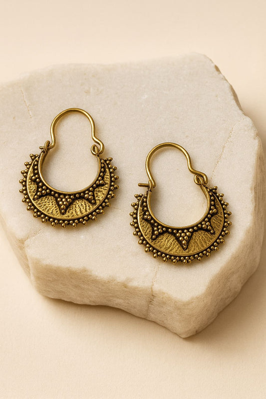 Half Moon Tribal hoops
